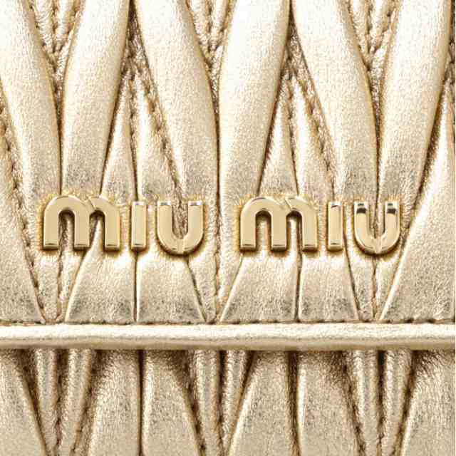 ミュウミュウ MIU MIU キーケース 6連 マテラッセ 6連キーケース