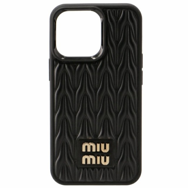 ミュウミュウ MIU MIU iPhoneケース レザー マテラッセ iPhone13Pro