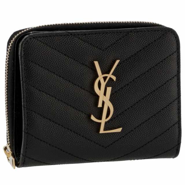 サンローラン パリ SAINT LAURENT PARIS 財布 二つ折り モノグラム ジップアラウンドウォレット 668288 BOW01 1000