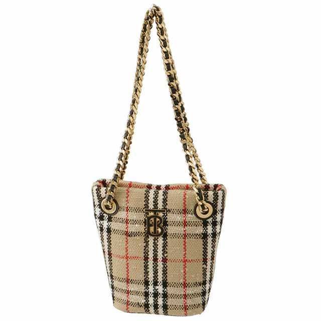 バーバリー BURBERRY ショルダーバッグ ブークレ ミニ ローラ チェーン