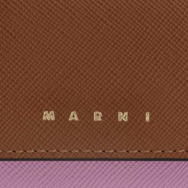 マルニ MARNI 財布 三つ折り ミニ財布 サフィアーノレザー PFMOW02U23