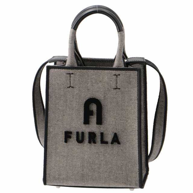 フルラ FURLA ショルダーバッグ ミニ トート デニム ショッピングバッグ 2WAYハンドバッグ 2023年春夏新作 WB00831 BX1550