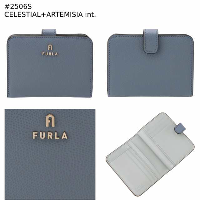 フルラ FURLA 財布 二つ折り CAMELIA スモール カメリア ジップアラウンドウォレット WP00315 ARE000 2292Sスナップ外側