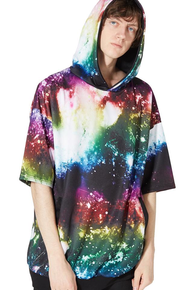 Ankorock アンコロック ビッグ Tシャツ メンズ カットソー レディース 半袖 宇宙柄 ギャラクシーの通販はau Pay マーケット Ankorock