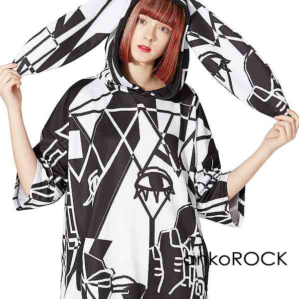 Ankorock アンコロック メンズ うさ耳 パーカー レディース カットソー ユニセックス 服 ブランド 半袖の通販はau Pay マーケット Ankorock