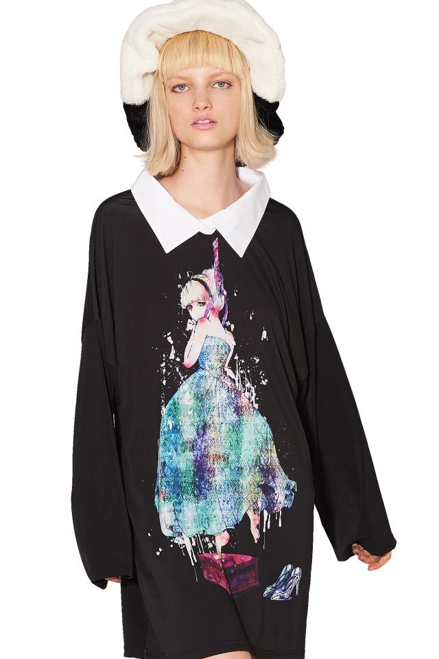 Ankorock アンコロック Tシャツ メンズ カットソー ワンピース ビッグtシャツ レディース ユニセックス 服 ブランド 長袖 ロンt シャツ襟の通販はau Pay マーケット Ankorock