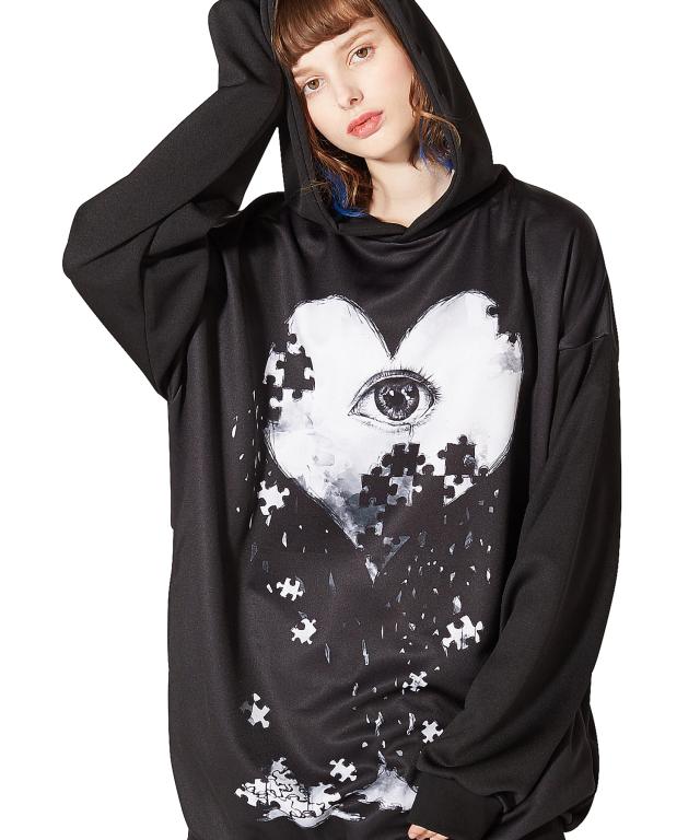 Ankorock アンコロック パーカー メンズ プルオーバー レディース ユニセックス 服 ブランド 長袖 ロング丈 プルパーカー 総柄 十字架 プの通販はau Pay マーケット Ankorock