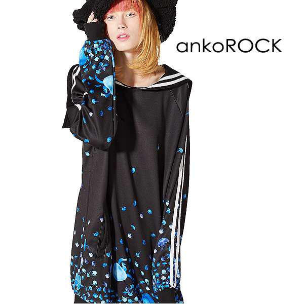 Ankorock アンコロック ジャージ メンズ プルオーバー レディース ワンピース ユニセックス 服 ブランド セーラーデザイン 長袖 ロング丈の通販はau Pay マーケット Ankorock