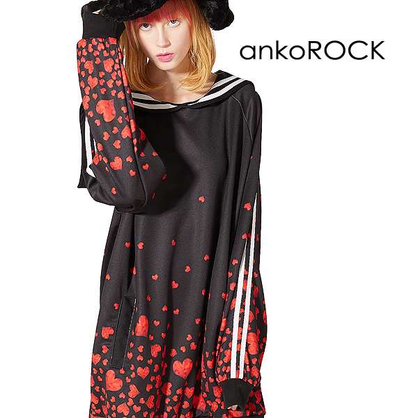 Ankorock アンコロック ジャージ メンズ プルオーバー レディース ワンピース ユニセックス 服 ブランド セーラーデザイン 長袖 ロング丈の通販はau Pay マーケット Ankorock