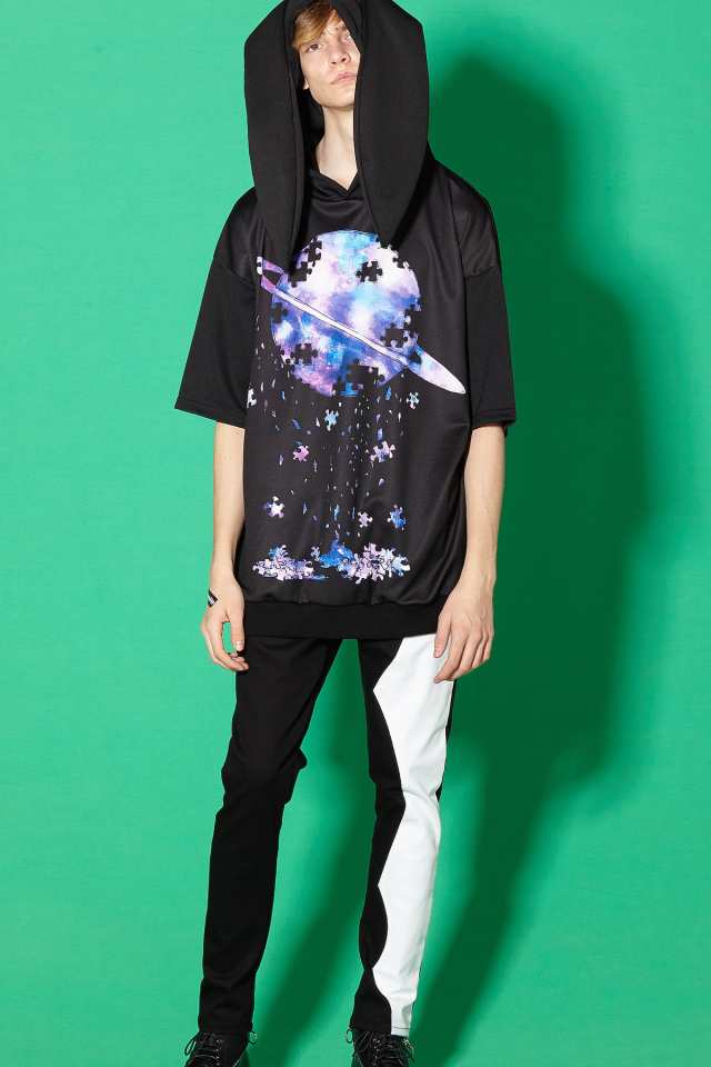 退廃土星Ｔシャツ -メガビッグ-