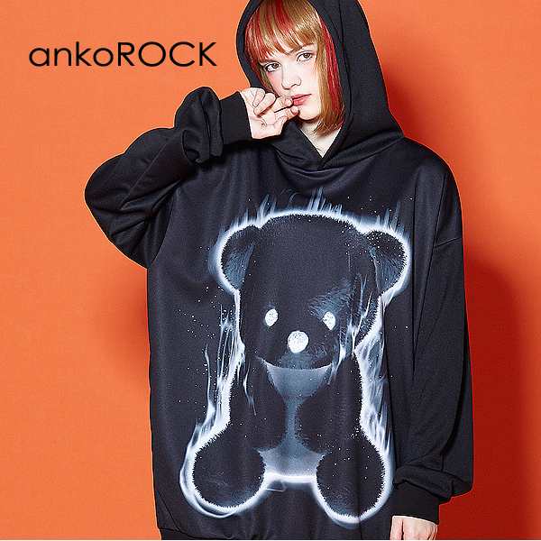 Ankorock アンコロック パーカー メンズ プルオーバー レディース ユニセックス 服 ブランド 長袖 厚手 プリント アニマル柄 動物柄 テデの通販はau Pay マーケット Ankorock