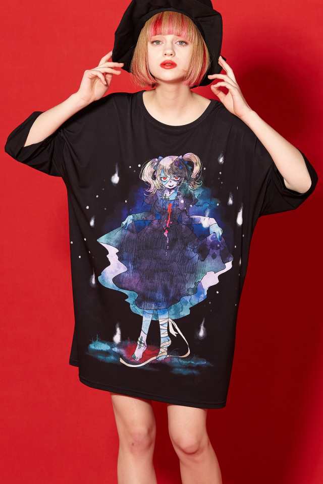 Ankorock アンコロック Tシャツ メンズ ビッグtシャツ レディース ユニセックス 服 ブランド プリントtシャツ 総柄 女の子 ガールズプリの通販はau Pay マーケット Ankorock