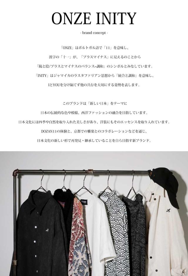 羽織るだけで雰囲気が出る、頼れる一枚。変形刺繍シャツ 送料無料・再入荷 メール便不可_1