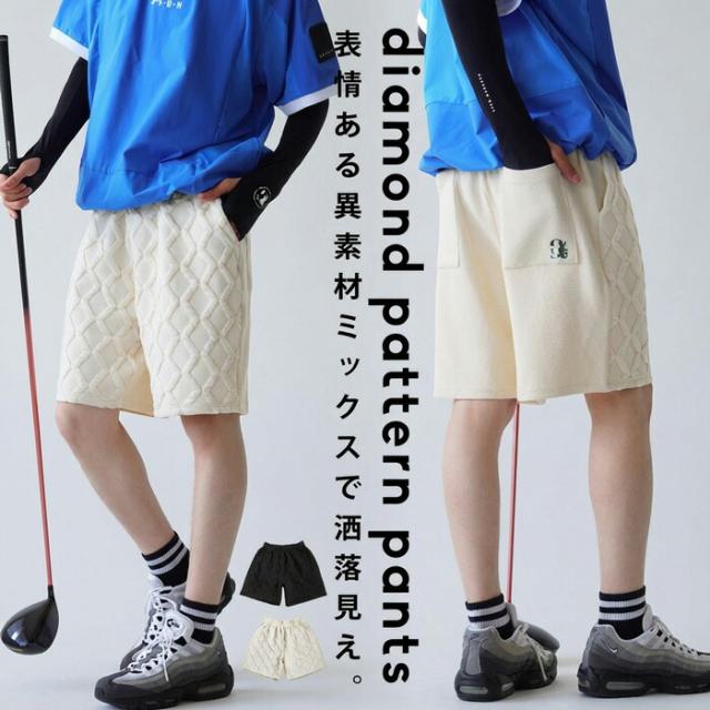 再入荷予定有!ANTIQUA GOLF×STCH ハーフパンツ メンズ 送料無料・メール便不可
