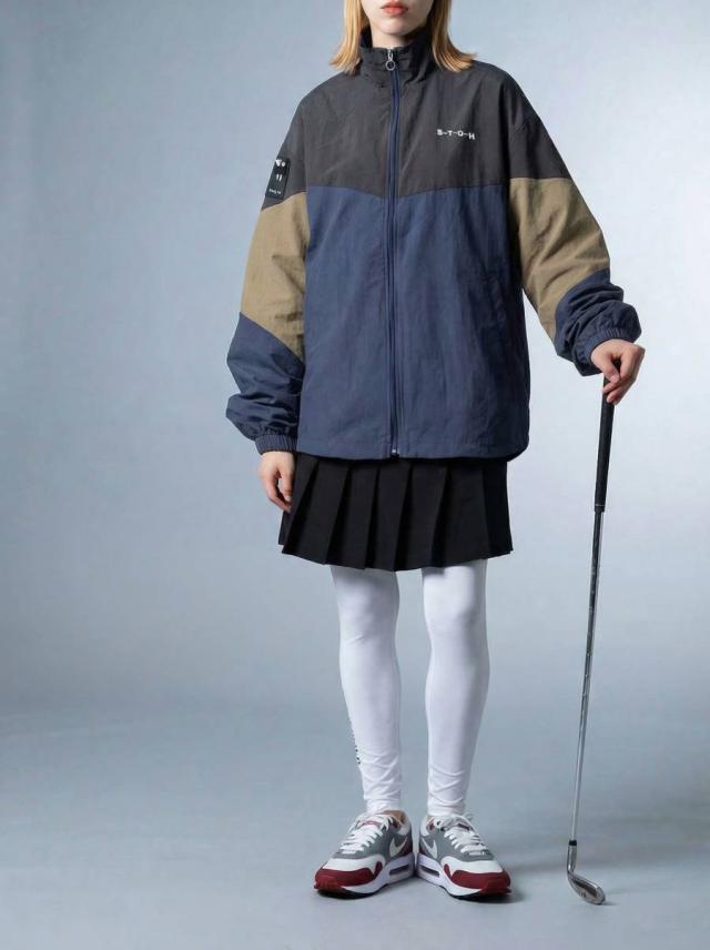 ANTIQUA GOLF×STCH ブルゾン レディース 送料無料・(500)メール便可 春新作_16