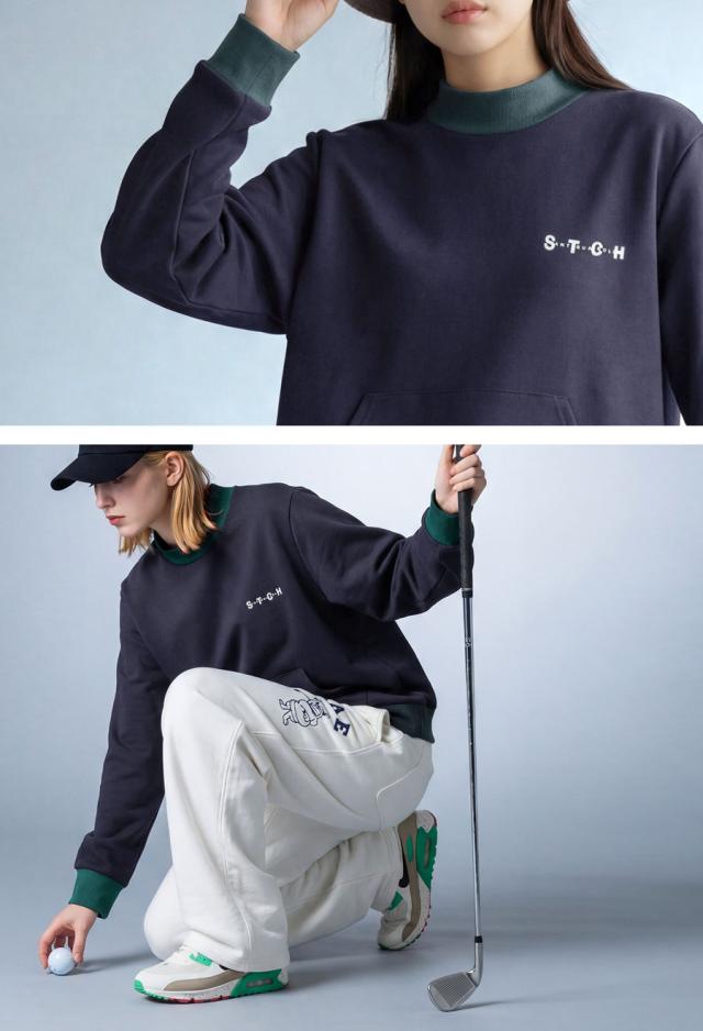 ANTIQUA GOLF×STCH ティーシャツ レディース 貨物輸送無料・(100)電子メール便可
