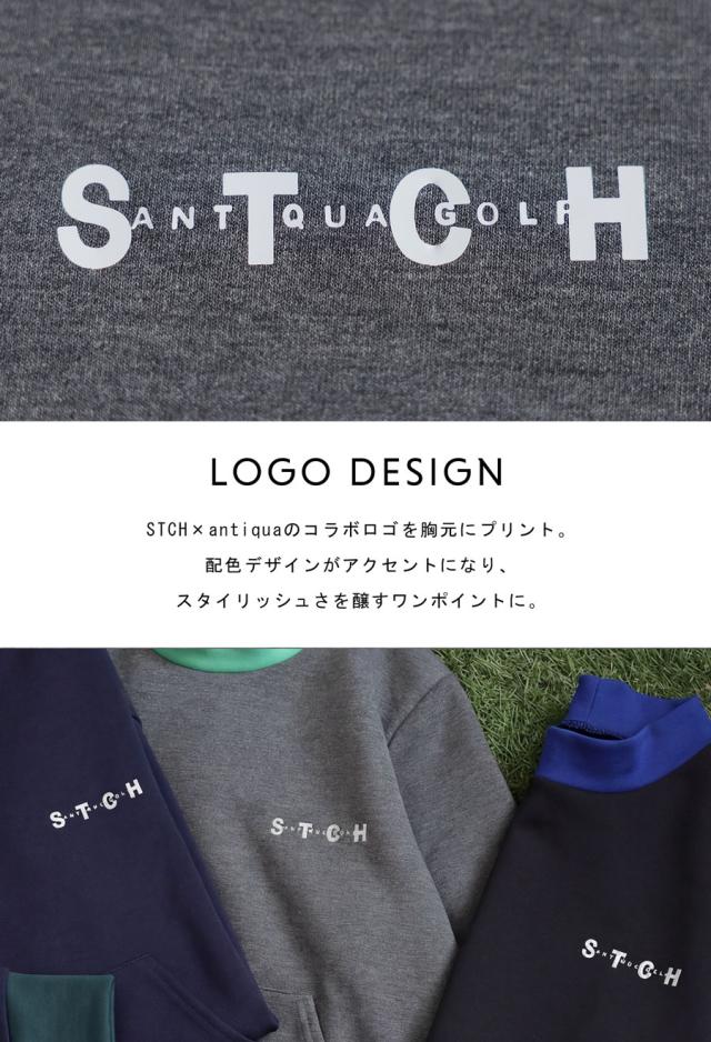 ANTIQUA GOLF×STCH ティーシャツ レディース 貨物輸送無料・(100)電子メール便可
