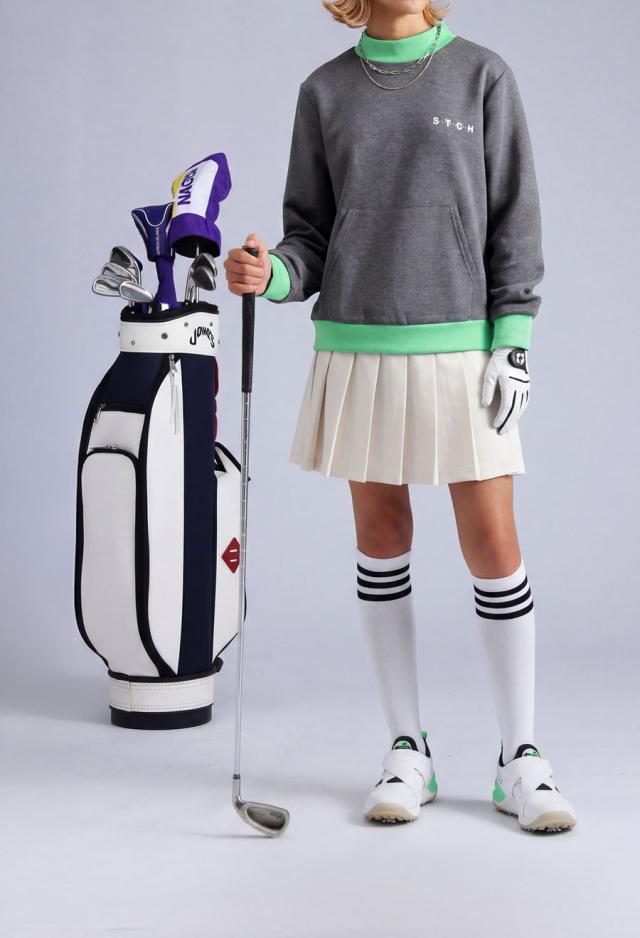 ANTIQUA GOLF×STCH ティーシャツ レディース 貨物輸送無料・(100)電子メール便可