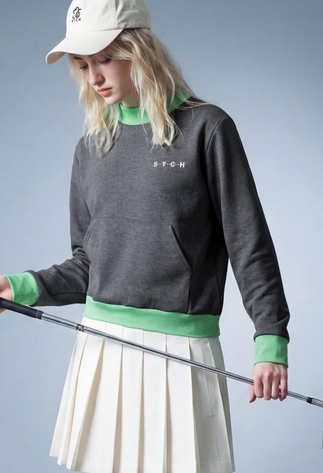 ANTIQUA GOLF×STCH ティーシャツ レディース 貨物輸送無料・(100)電子メール便可