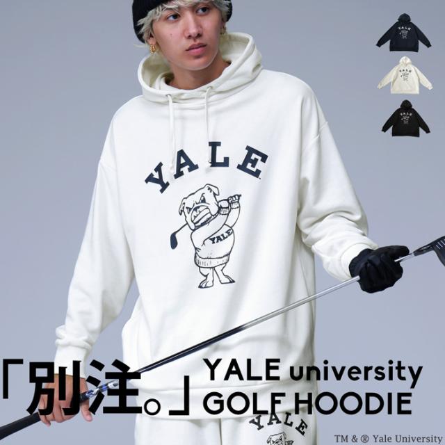 別注 YALE ANTIQUA GOLF 裏毛パーカー 送料無料・再販。メール便不可【Z】の通販は 6,930円