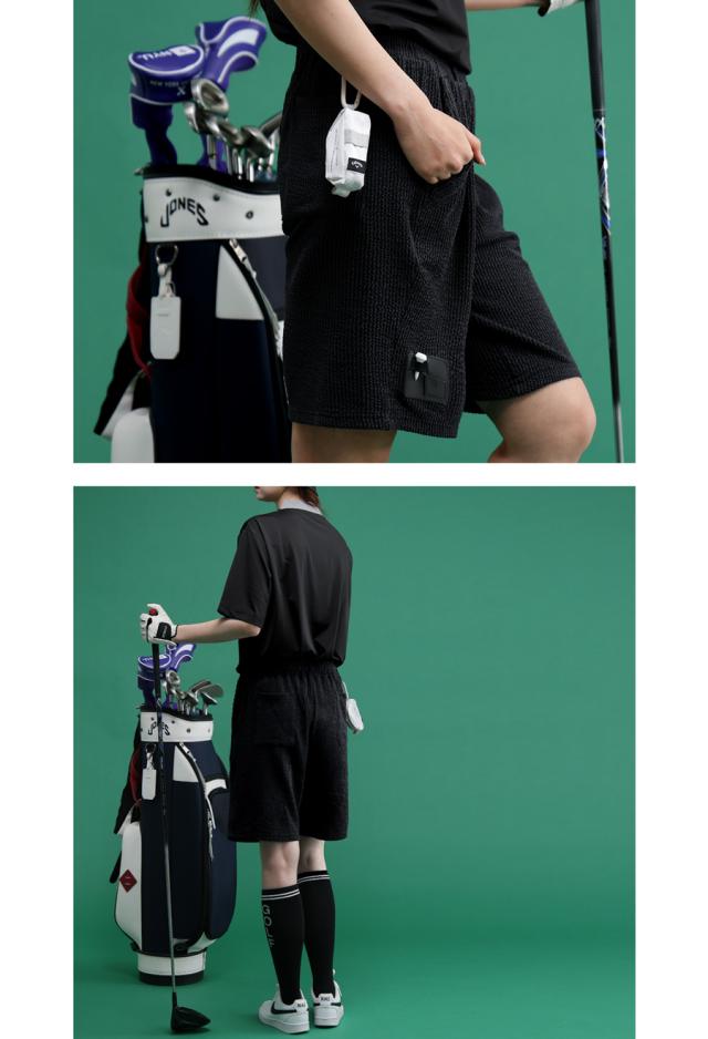 ストライプ柄 ハーフパンツ メンズ ゴルフ 刺繍ロゴ 送料無料・(500)メール便可_13