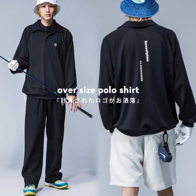 ANTIQUA GOLF×STCH ポロシャツ 長袖 メンズ 送料無料・再再販。メール便不可【Z】