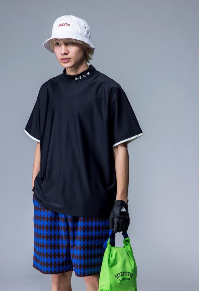 再入荷予定有!ANTIQUA GOLF×STCH 幾何学柄 ハーフパンツ メンズ 送料無料・メール便不可【Z】_19