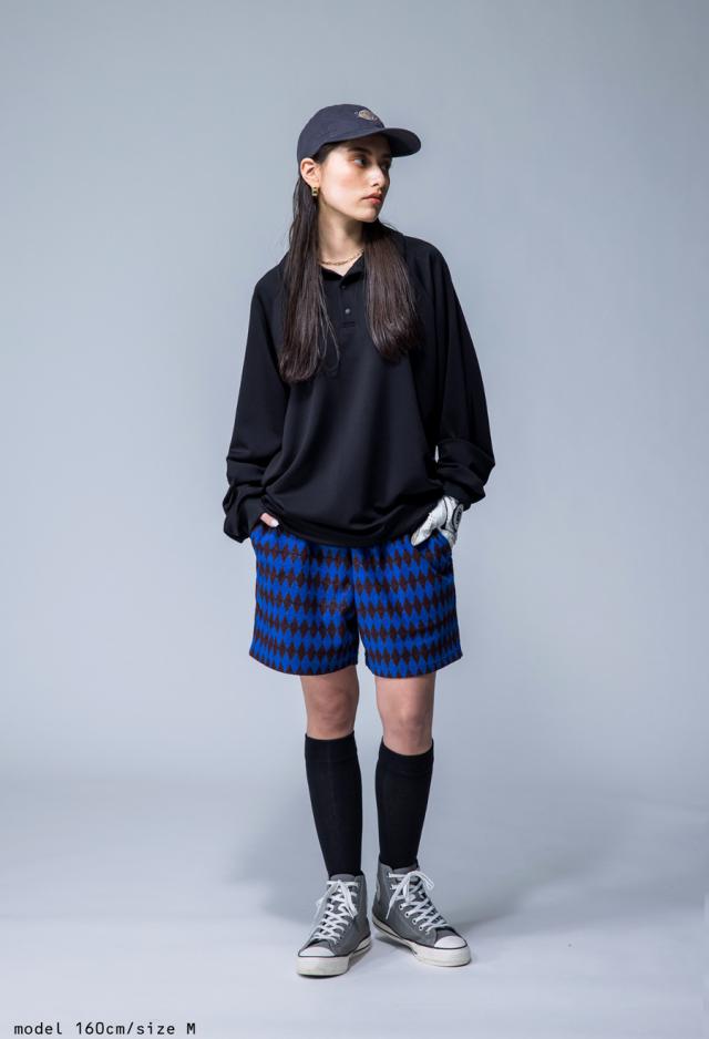 再入荷予定有!ANTIQUA GOLF×STCH 幾何学柄 ハーフパンツ メンズ 送料無料・メール便不可【Z】_2
