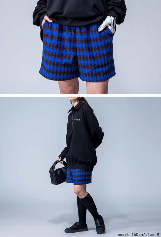 再入荷予定有!ANTIQUA GOLF×STCH 幾何学柄 ハーフパンツ メンズ 送料無料・メール便不可【Z】_9