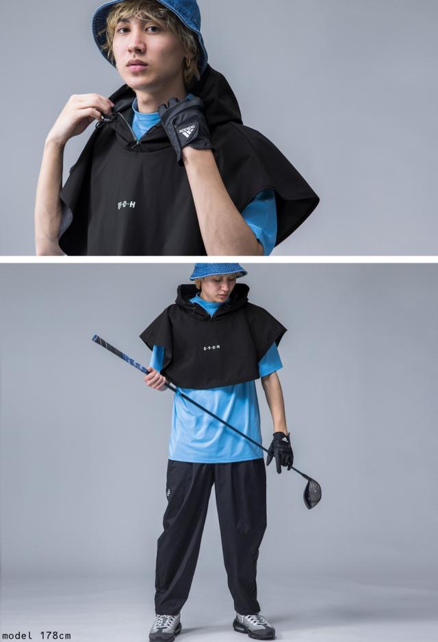 ANTIQUA GOLF×STCH レインポンチョ レディース 送料無料・(100)メール