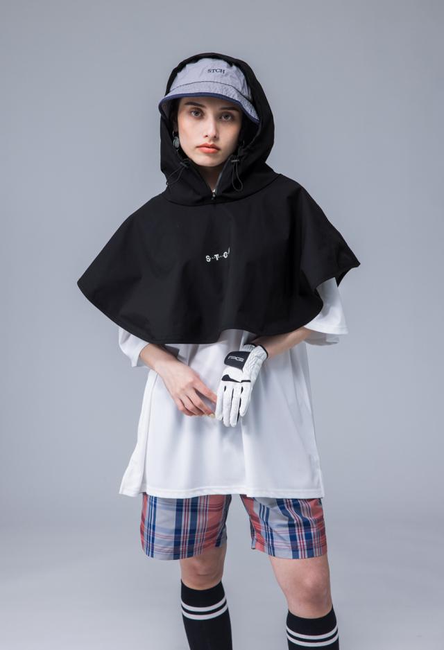 ANTIQUA GOLF×STCH レインポンチョ レディース 送料無料・(100)メール