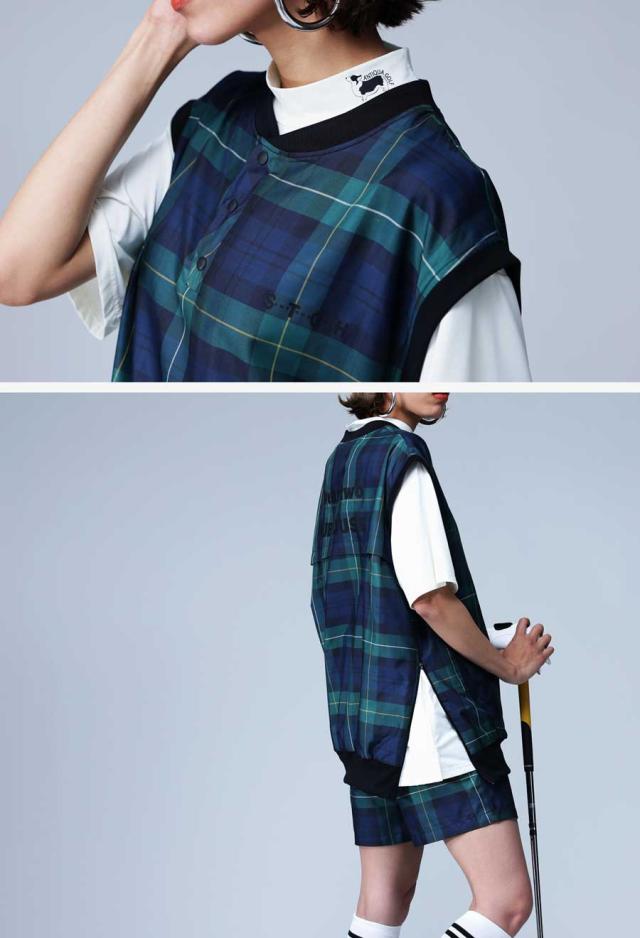 ANTIQUA GOLF×STCH ベスト レディース 送料無料・再入荷 (100)メール便可