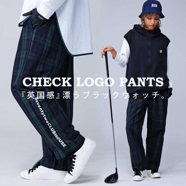 ANTIQUA GOLF×STCH チェックパンツ レディース 送料無料・再入荷 (100)メール便可