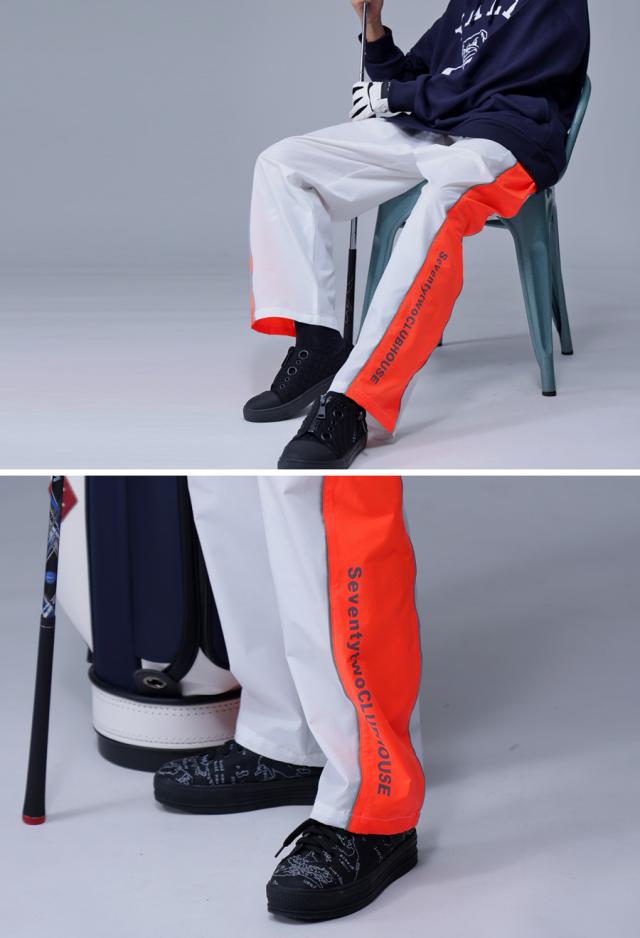 ANTIQUA GOLF×STCH パイピングパンツ メンズ 送料無料・(100)メール便可【Z】