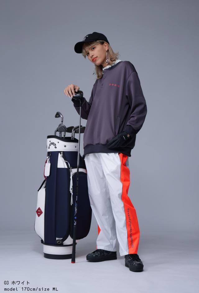 ANTIQUA GOLF×STCH パイピングパンツ メンズ 送料無料・(100)メール便