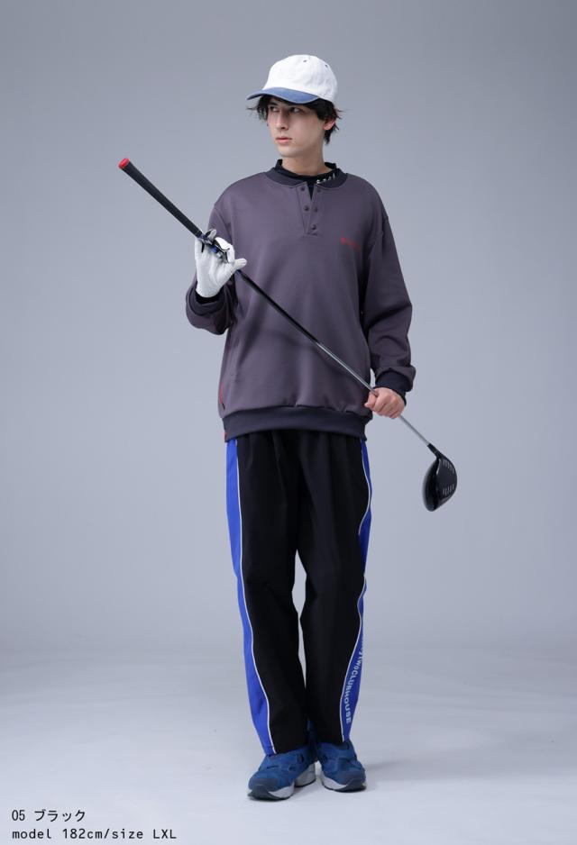 ANTIQUA GOLF×STCH パイピングパンツ メンズ 送料無料・(100)メール便可【Z】