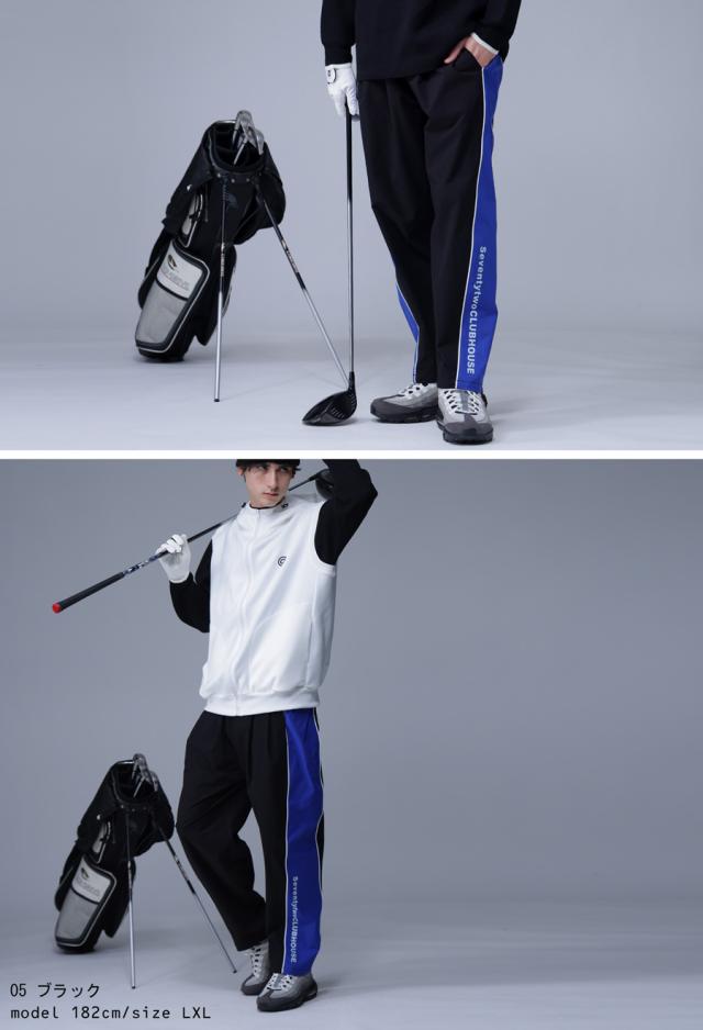 ANTIQUA GOLF×STCH パイピングパンツ メンズ 送料無料・(100)メール便可【Z】