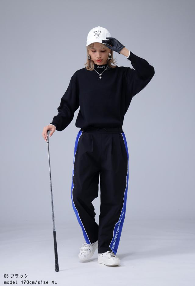 ANTIQUA GOLF×STCH パイピングパンツ メンズ 送料無料・(100)メール便