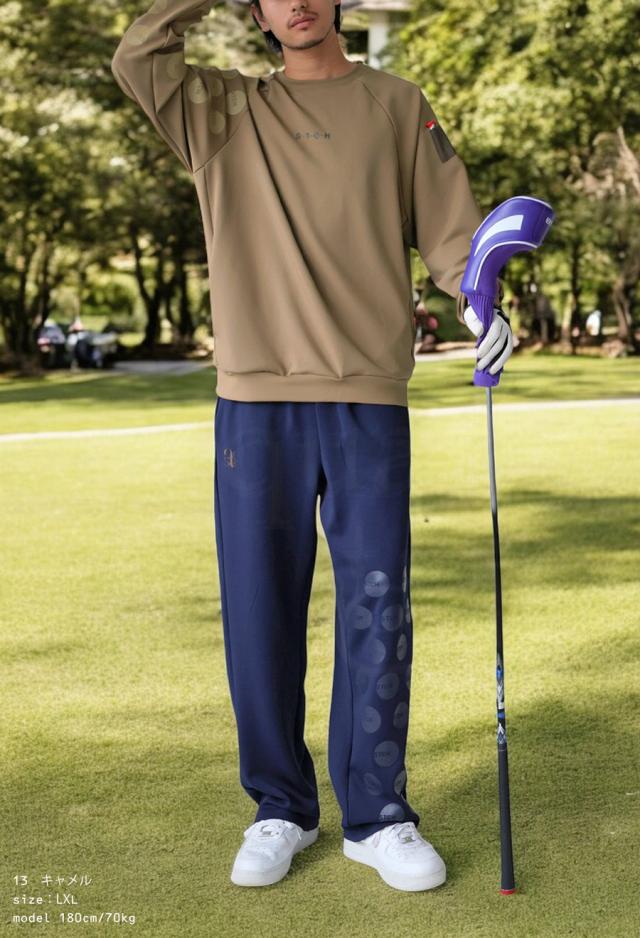ANTIQUA GOLF×STCH トップス メンズ 送料無料・メール便不可 冬新作