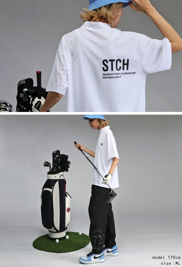 ANTIQUA GOLF×STCH トップス レディース 貨物輸送無料・再入荷 (80)電子メール便可