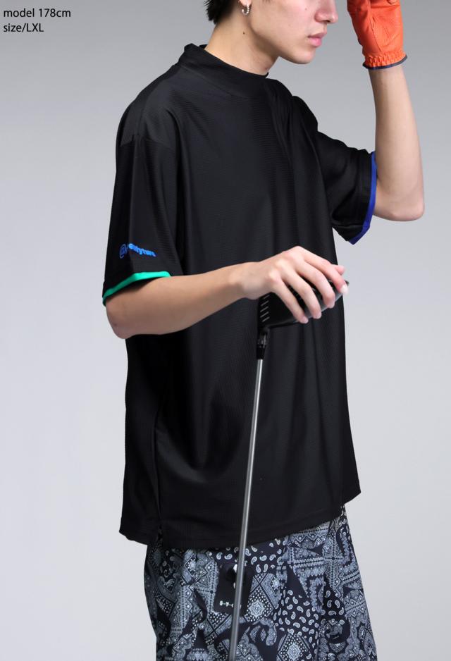 ANTIQUA GOLF×STCH メッシュライクトップス 貨物輸送無料・(80)電子メール便可