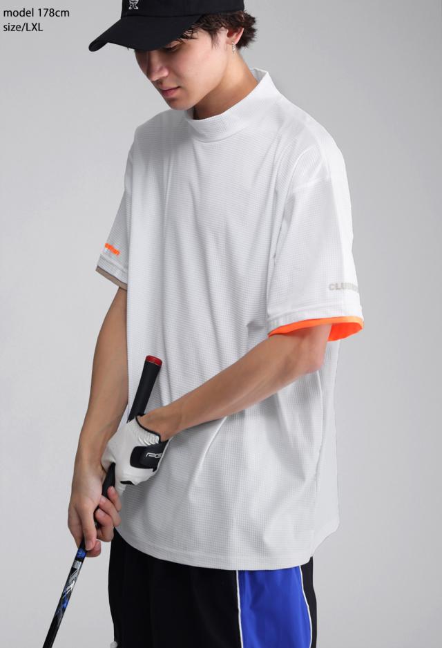 ANTIQUA GOLF×STCH メッシュライクトップス 貨物輸送無料・(80)電子メール便可
