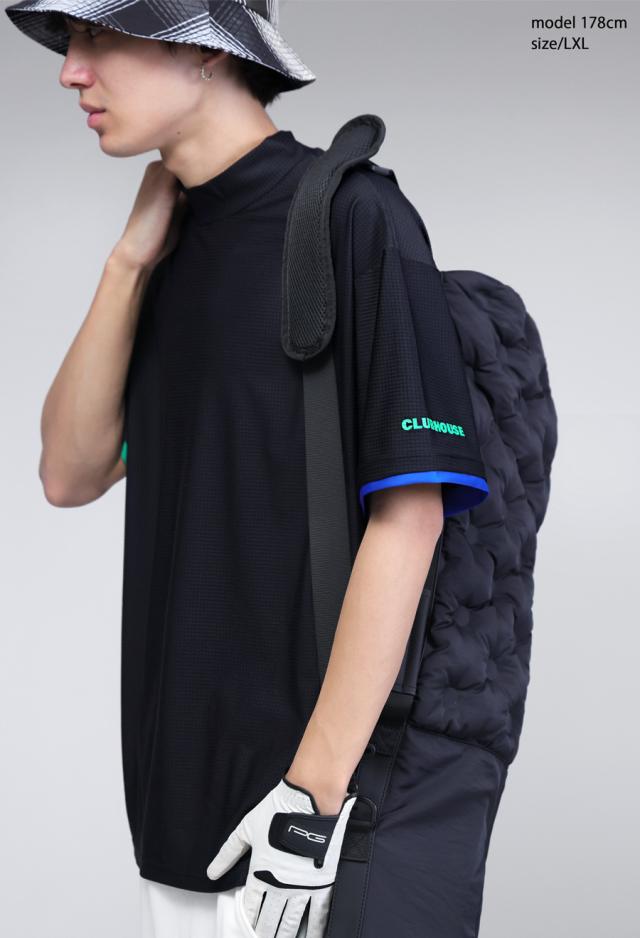 ANTIQUA GOLF×STCH メッシュライクトップス 貨物輸送無料・(80)電子メール便可