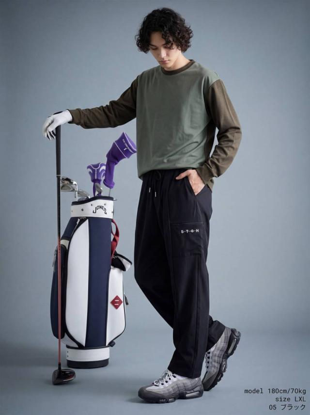 ANTIQUA GOLF×STCH イージーパンツ メンズ 送料無料・(80)メール便可 春新作_18