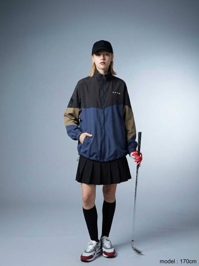ANTIQUA GOLF×STCH ブルゾン レディース 送料無料・(500)メール便可 春新作_4