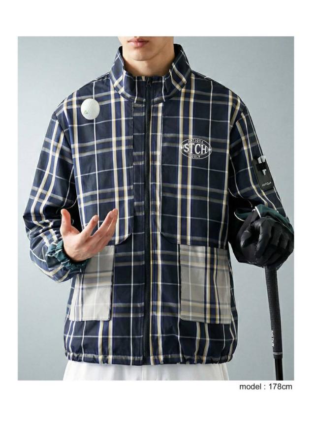 ANTIQUA GOLF×STCH ブルゾン レディース 送料無料・メール便不可 春新作_3
