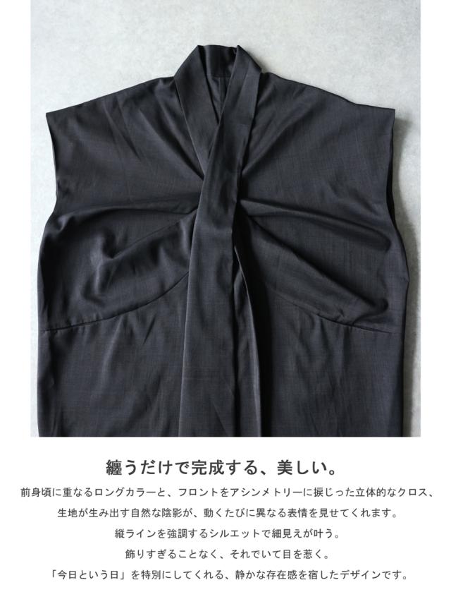 ワンピース レディース ロング 半袖 ツイスト 送料無料 ・メール便不可 夏新作_5
