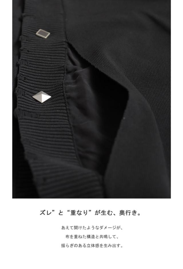異素材切替 ロングカーディガン レディース ワンピース 送料無料・再入荷 メール便不可_7