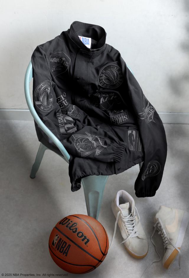 NBA公式 ロゴ刺繍 バルーンジャケット レディース 送料無料・メール便不可 冬新作