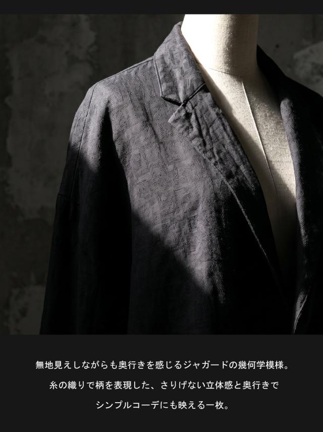 【予約：5月下旬納期】テーラードジャケット メンズ 長袖 ジャガード 送料無料 ・メール便不可 春新作_5